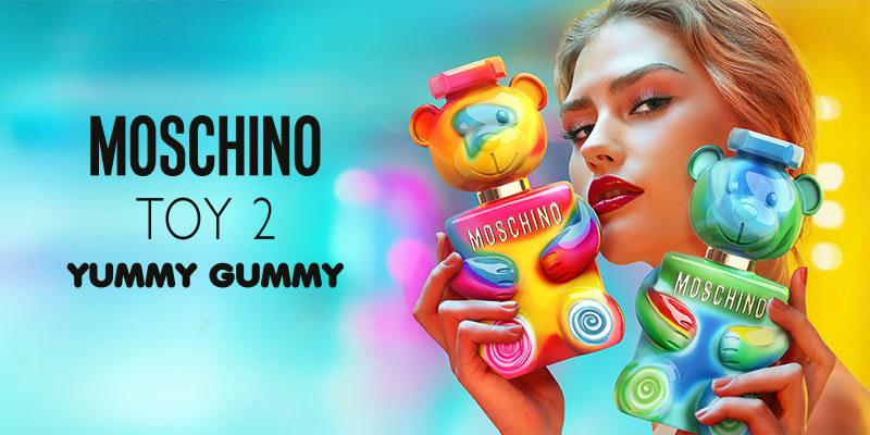 Yummy Gummy Moschino banner